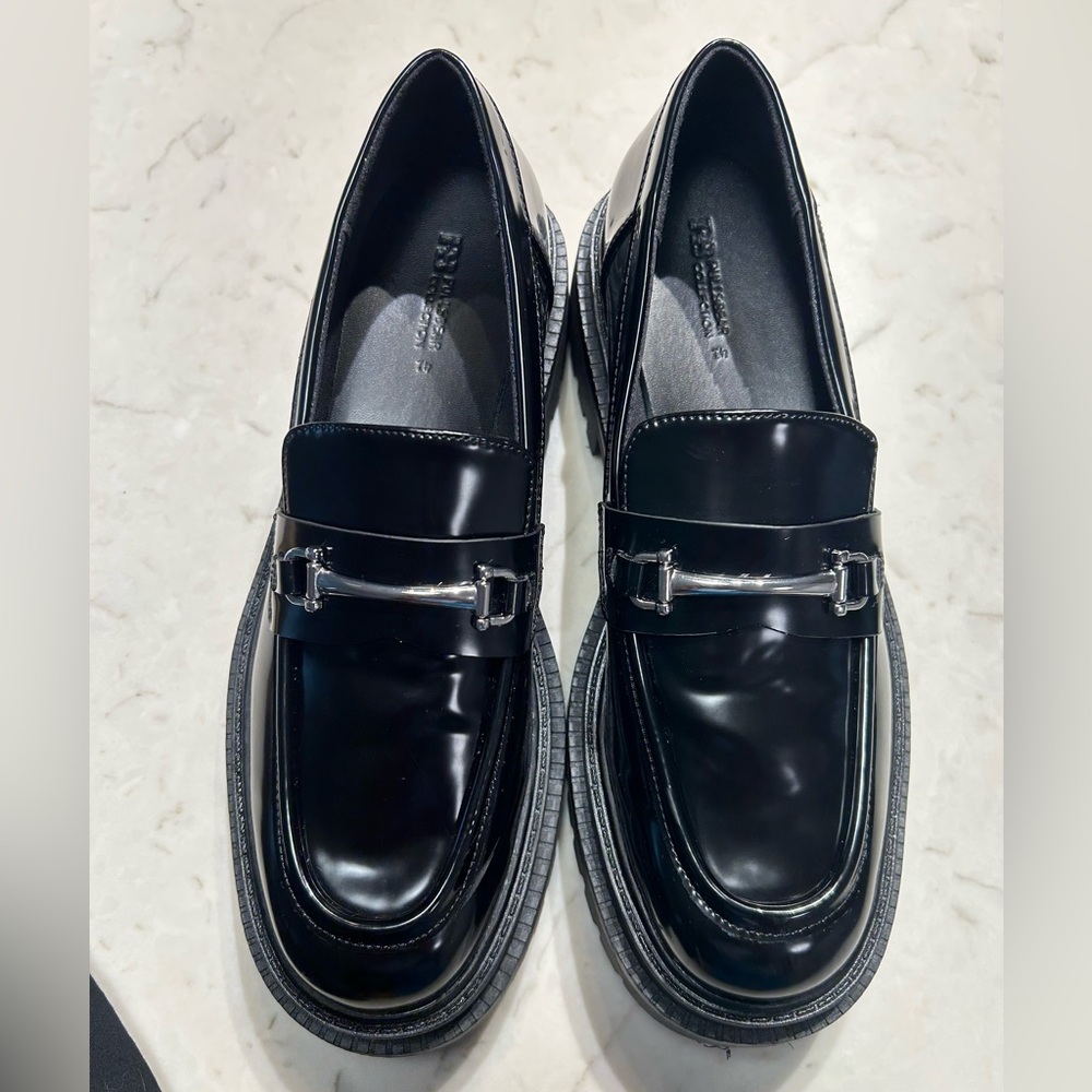 Pull & Bear Black Platform Loafers – EU 41 / US Women’s 10